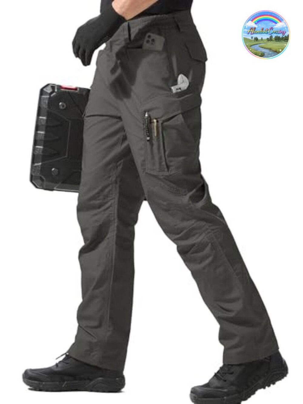 Men's Tactical Cargo Pants Ripstop Water Repellent Work Hiking